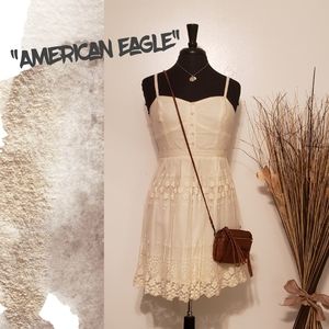 "American Eagle" Lace Dress w/Adjustable Straps